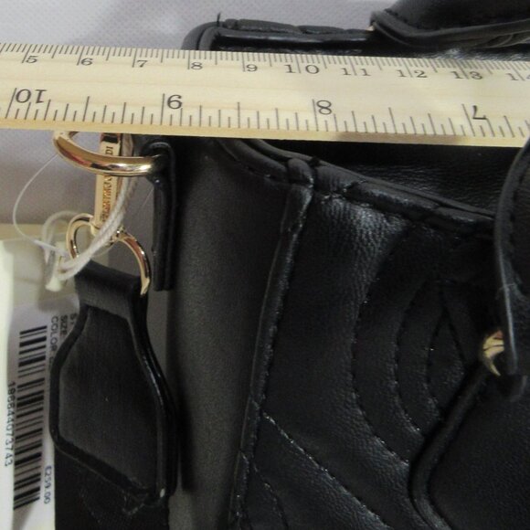 VALENTINO BLACK SWEET LITTLE TOTE NWT, 9" X 7" GUITAR STRAP ADJUSTABLE SNAP CLOS - Picture 10 of 10
